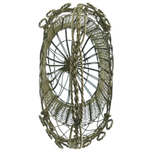 Fil de Fer Flettet Metal kurv (str. 17 x 20 cm)