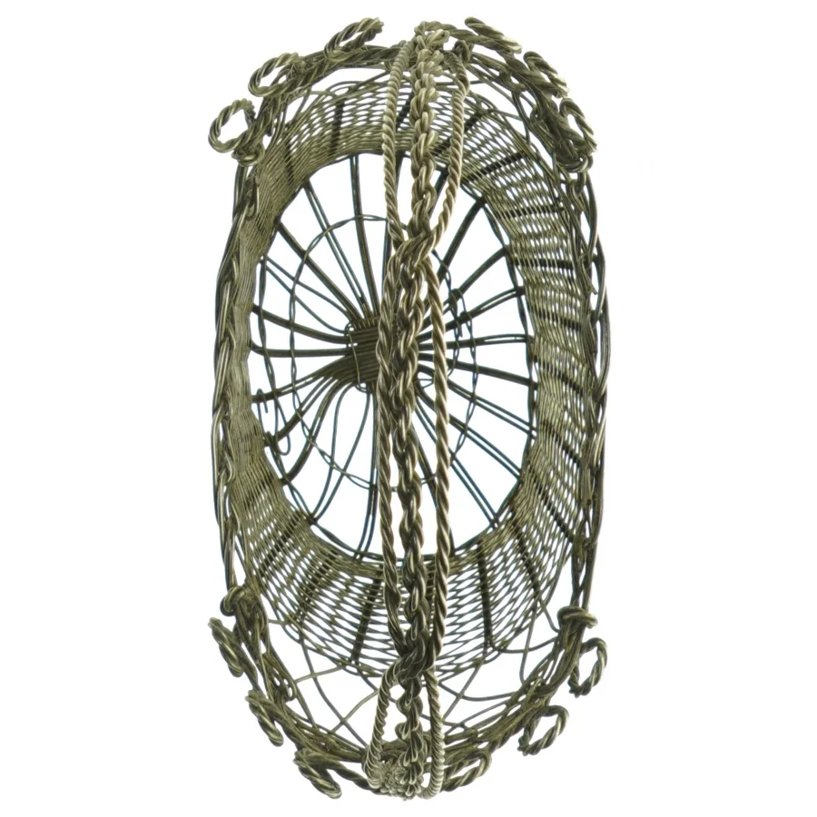 Fil de Fer Flettet Metal kurv (str. 17 x 20 cm)