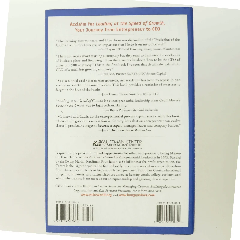 Leading at the Speed of Growth af Katherine Catlin, Jana B. Matthews (Bog)