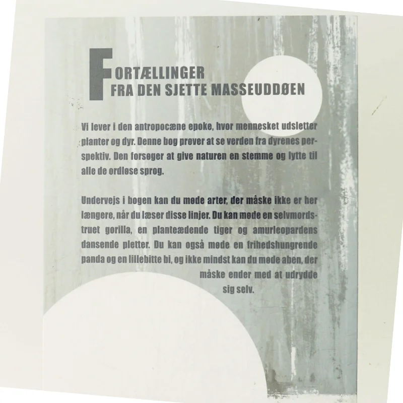 Kritisk truede arter : fortællinger fra den sjette masseuddøen af Rasmus Lund (f. 1989) (Bog)