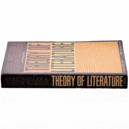 Theory of literature by Rene Wellek
