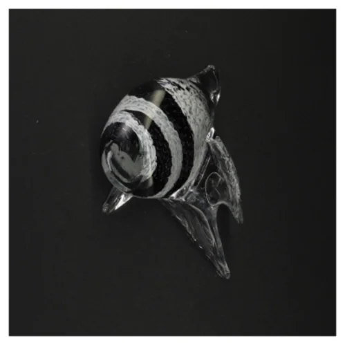 Håndlavet Glasfugl skulptur (str. 16 xn 14 cm)