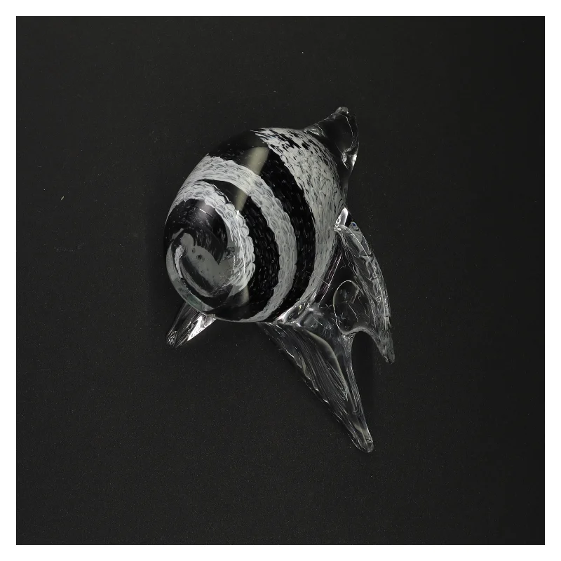 Håndlavet Glasfugl skulptur (str. 16 xn 14 cm)