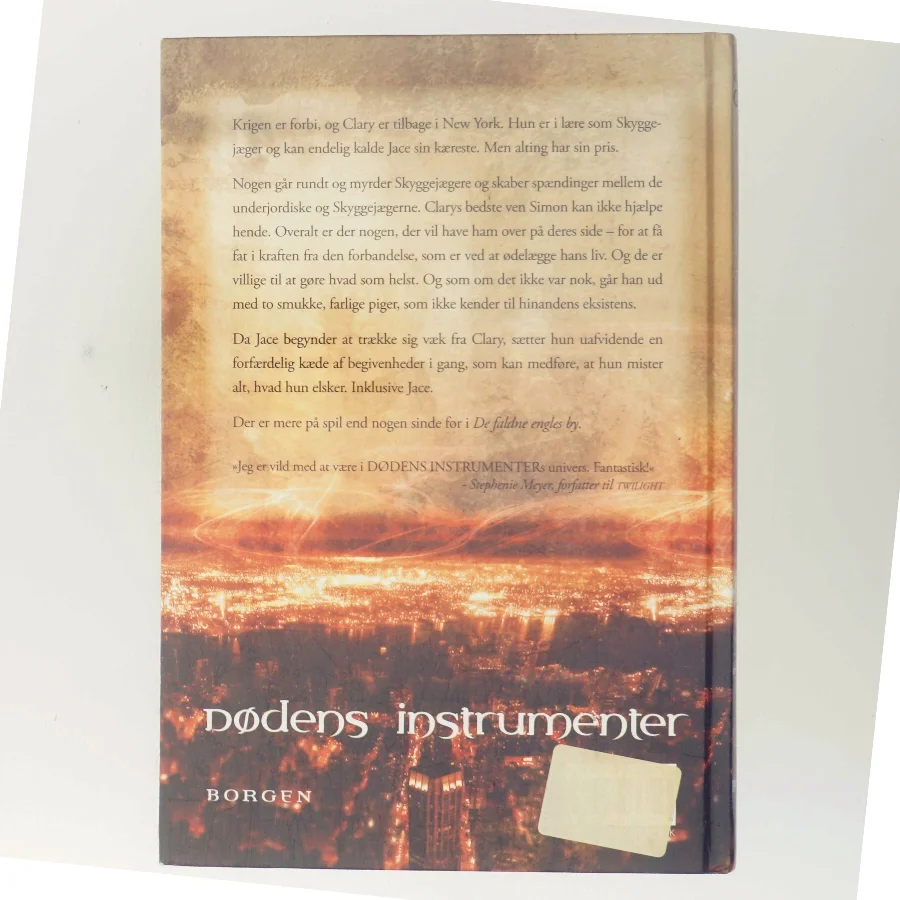 Dødens instrumenter De faldne engles by af Cassandra Clare (Bog)