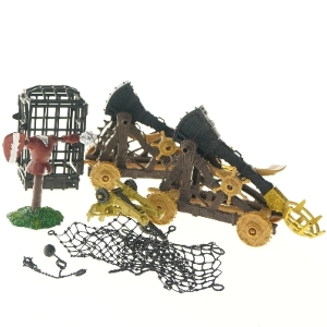 Middelalder Legetøjskrigssæt (str. 12 cm)