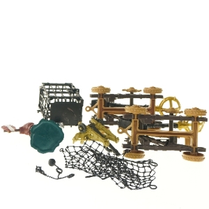 Middelalder Legetøjskrigssæt (str. 12 cm)