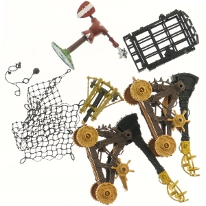 Middelalder Legetøjskrigssæt (str. 12 cm)