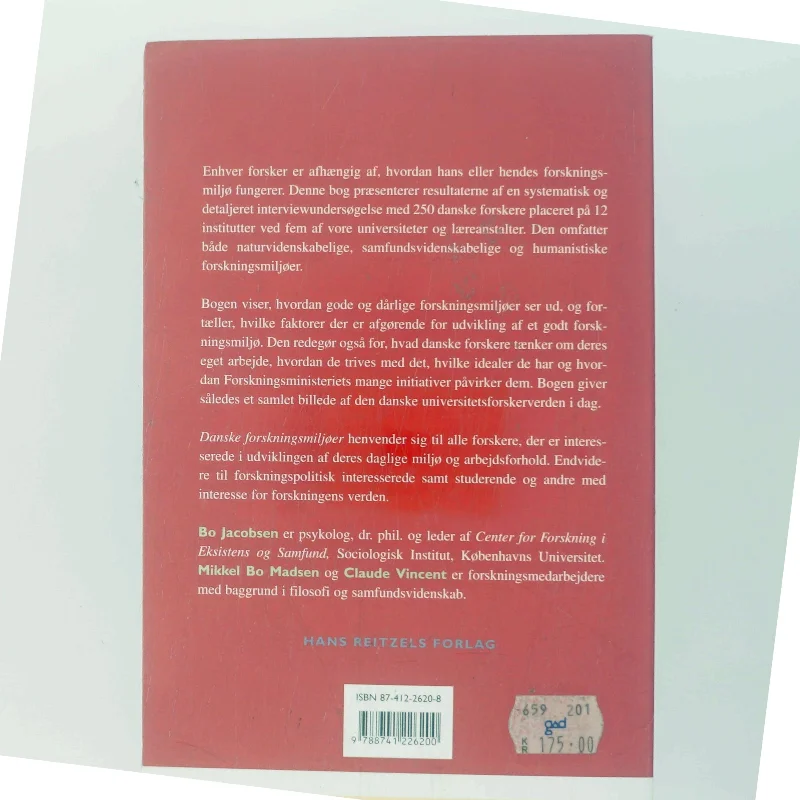 Danske forskningsmiljøer (Bog)