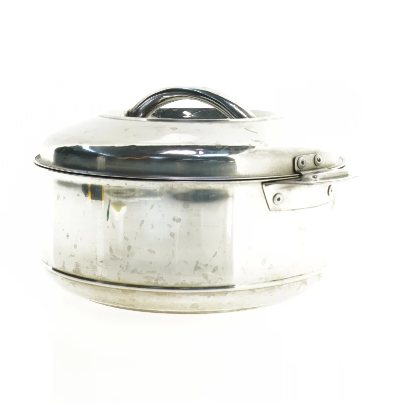 Indisk Rustfri stål gryde med låg (str. 23 x 13 cm)