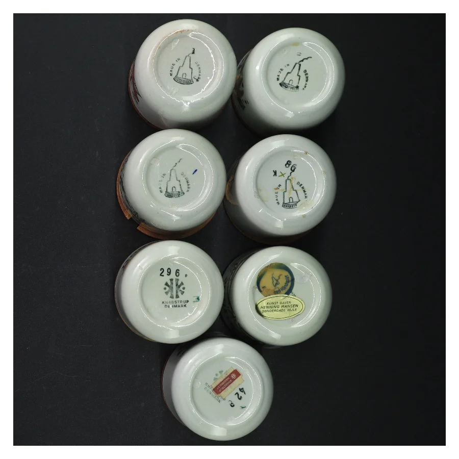 Krydderiglas med trælåg (str. H. 7,5 cm. ø. 7 cm)