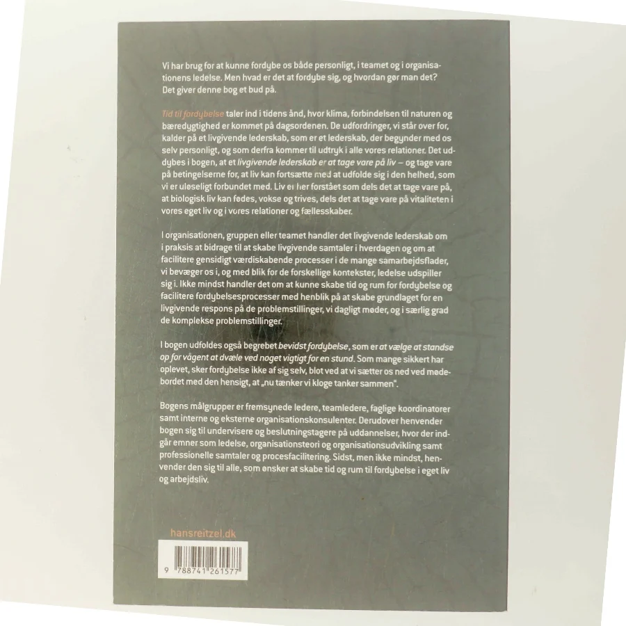 Tid til fordybelse : veje til et livgivende lederskab personligt og i teamet af Rose Alba Broberg (Bog)