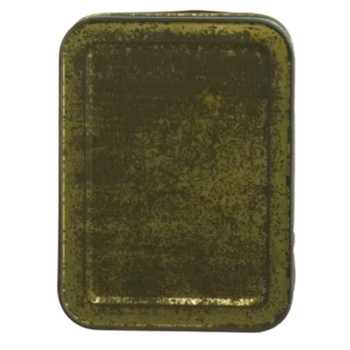 Gele Shag , Louis Dobbelmann, København, gammel tobaks æske. Vintage metaldåse (str. 16 x 12 cm)