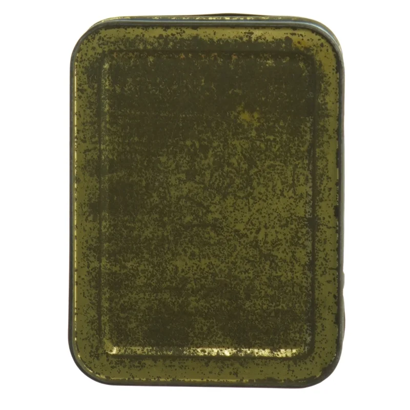 Gele Shag , Louis Dobbelmann, København, gammel tobaks æske. Vintage metaldåse (str. 16 x 12 cm)