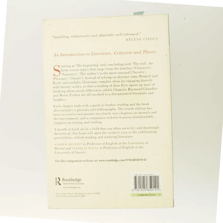 An introduction to literature, criticism and theory af Andrew Bennett (f. 1960) (Bog)