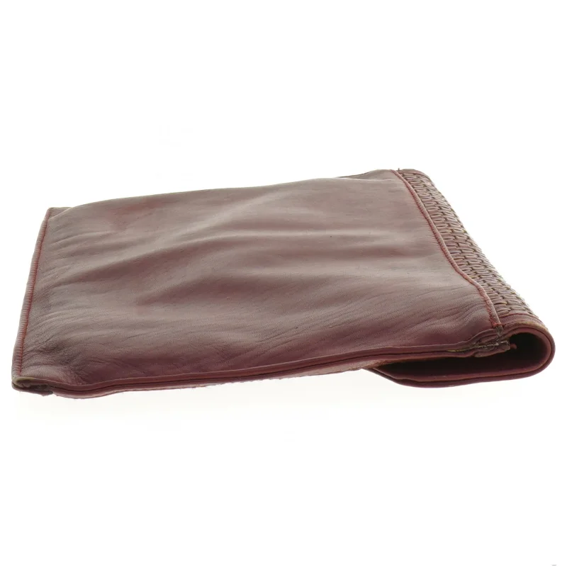 Flet Læder Clutch Taske(str. 29 x 17 cm)