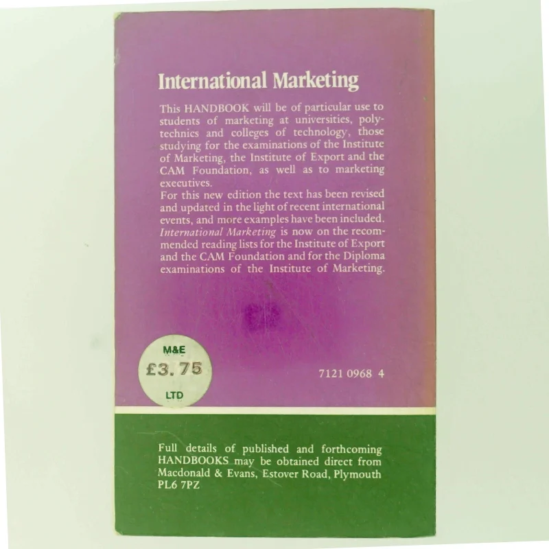 International Marketing af L.S. Walsh, Anden Udgave (bog)