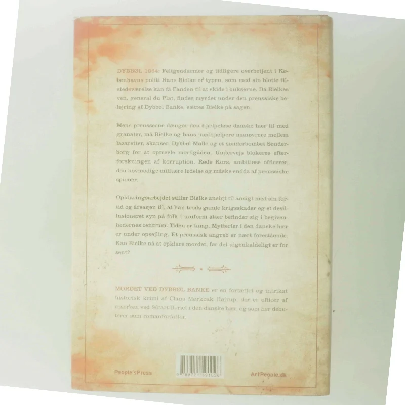 Mordet ved Dybbøl Banke : krimi af Claus Mørkbak Højrup (f. 1972) (Bog)