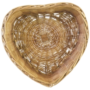 Hjerte Flet kurv (str. 26 x 10 cm)
