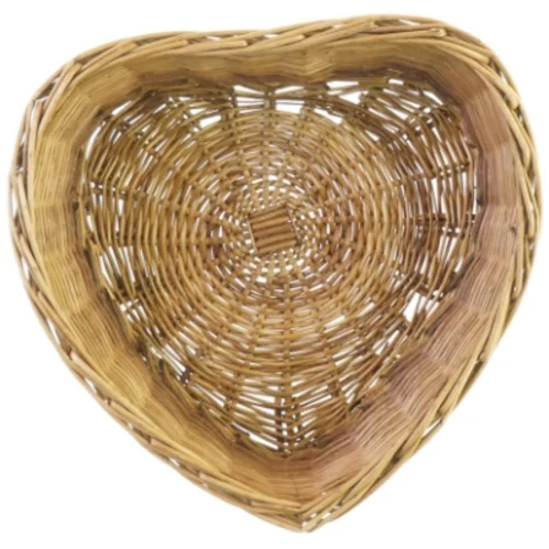 Hjerte Flet kurv (str. 26 x 10 cm)