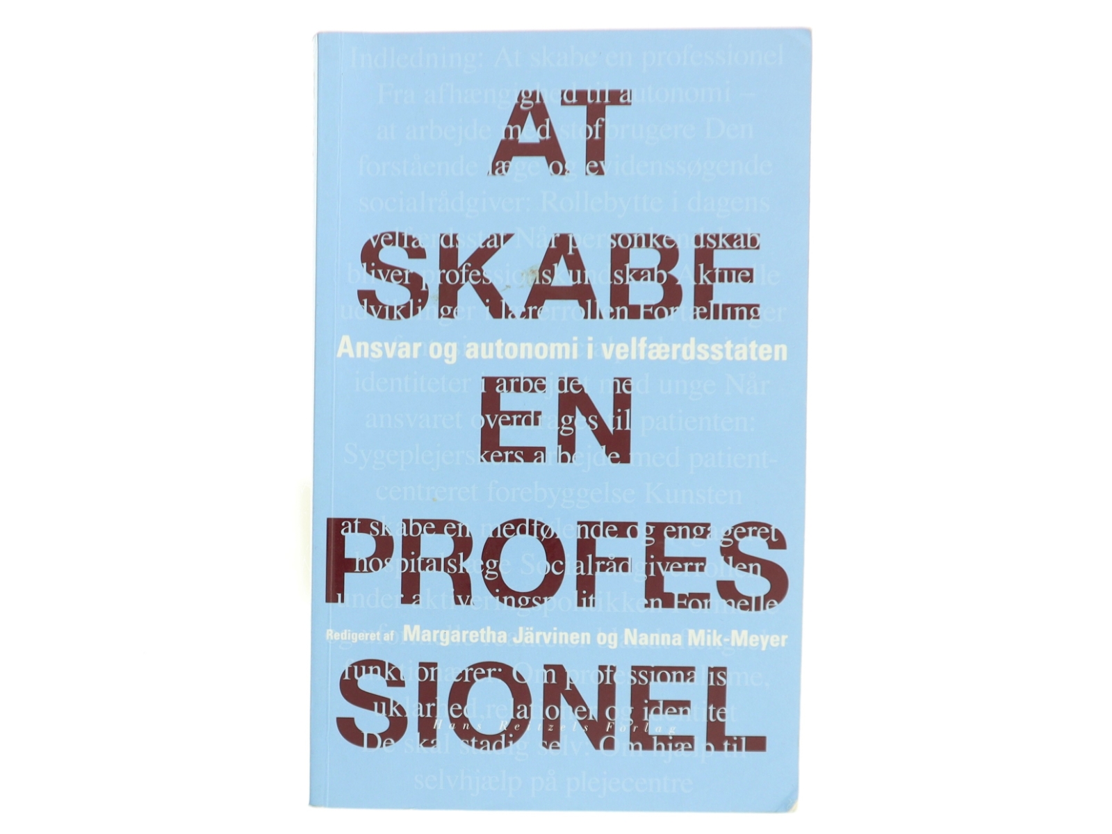 At skabe en professionel (Bog)