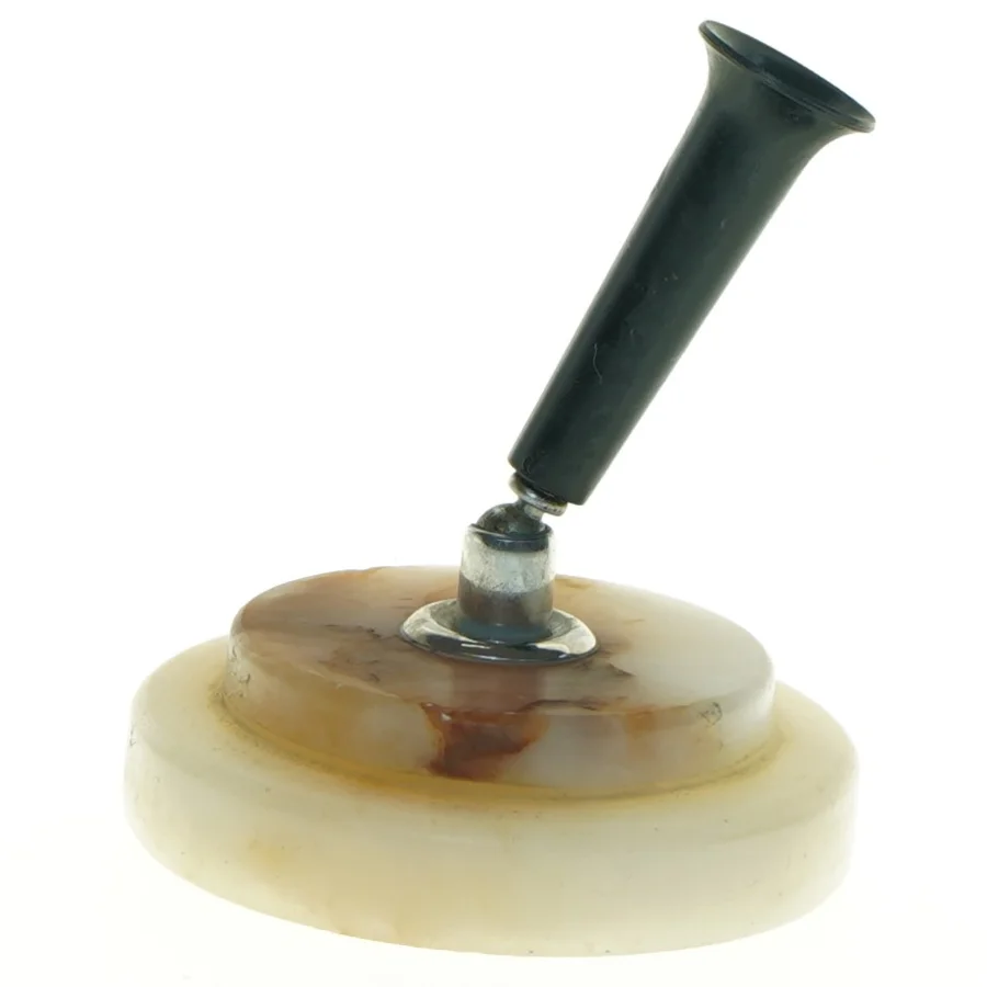 Alabast penneholder (str. 11 x, 9 cm)