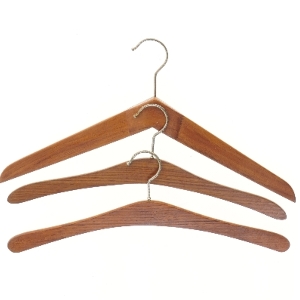 VintageTøj bøjler af Teak træ (str. 46 cm)