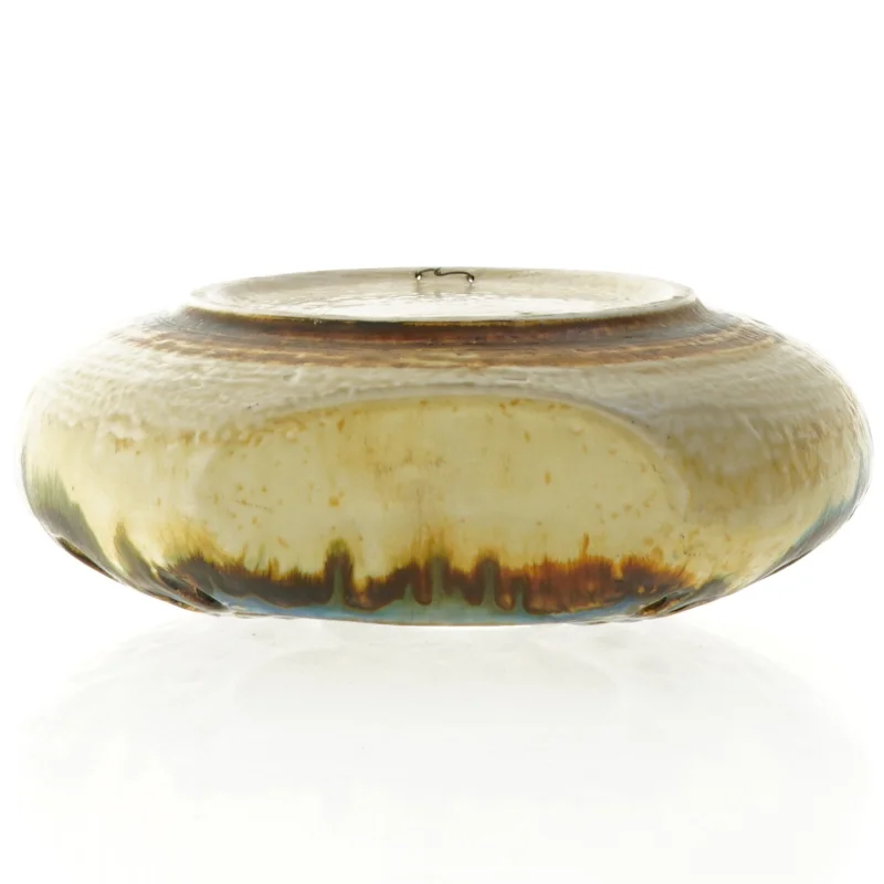 Keramik Lys hus fra Søholm Stentøj (str. 21 x 20 x 7 cm)