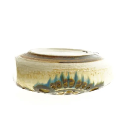 Keramik Lys hus fra Søholm Stentøj (str. 21 x 20 x 7 cm)