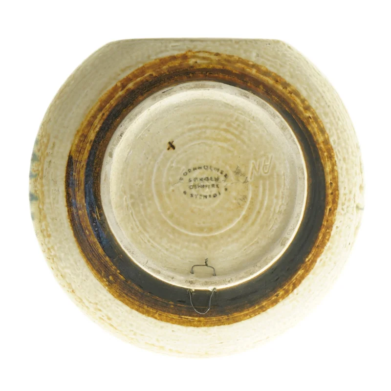 Keramik Lys hus fra Søholm Stentøj (str. 21 x 20 x 7 cm)