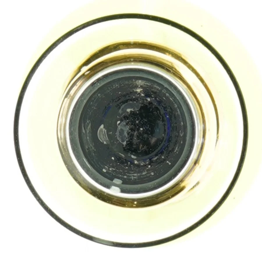 Glasstagestik i blå og grøn (str. 17 x 8 cm)