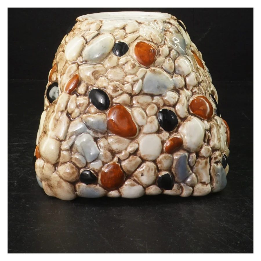 1960'er Sylvac Keramikvase med sten relief