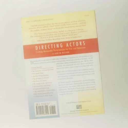 Directing actors : creating memorable performances for film and television af Judith Weston (Bog)