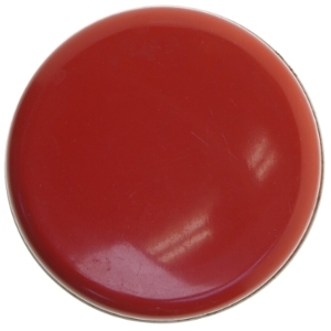 Vintage Rund rød Forglemmigej blomstret metaldåse fra Södahl (str. Ø. elve , 5 cm. længde. 17 cm)