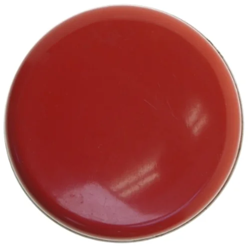 Vintage Rund rød Forglemmigej blomstret metaldåse fra Södahl (str. Ø. elve , 5 cm. længde. 17 cm)