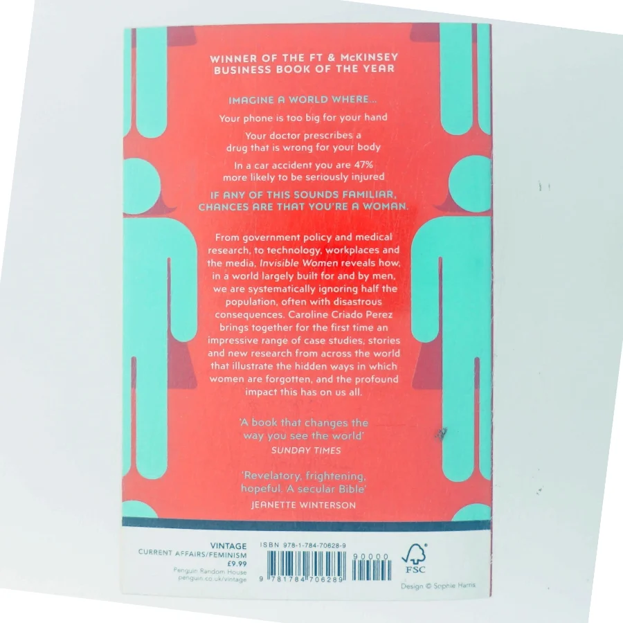 Invisible women : exposing data bias in a world designed for men af Caroline Criado Perez (Bog)