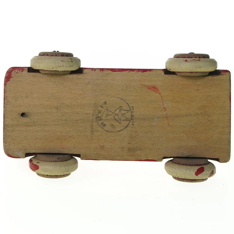 HUKIT Træ Last bil lad vogn Legetøj (str. 20 x 11 cm)