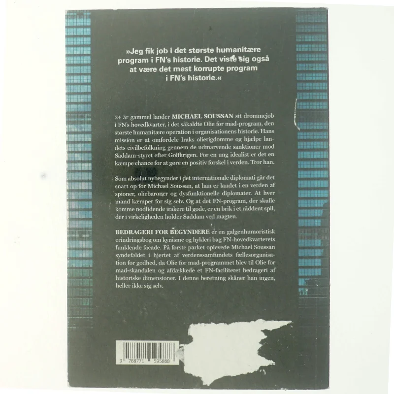 Bedrageri for begyndere : mit lynkursus i international diplomati af Michael Soussan (f. 1973) (Bog)