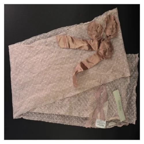 Vintage Romantisk Rosa Tørklæde fra Noa Noa NYT MED PRISMÆRKE (str. 200 x 20 cm)