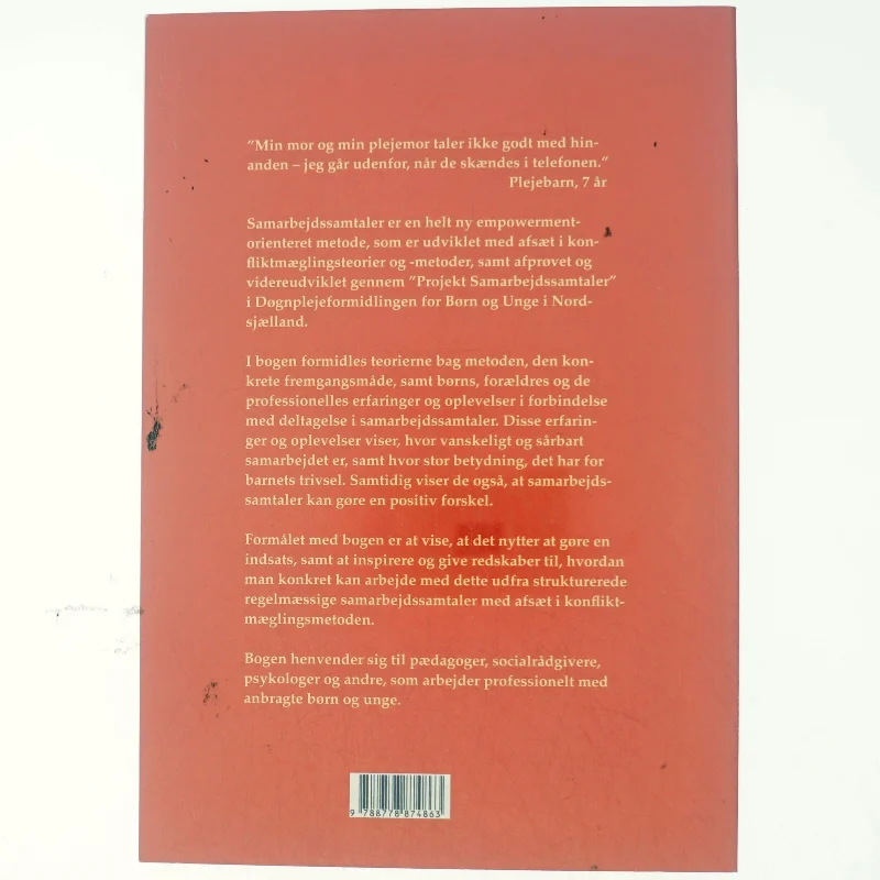 Konfliktmægling og samarbejdssamtaler i anbringelsessager af Bibi Wegler (Bog)