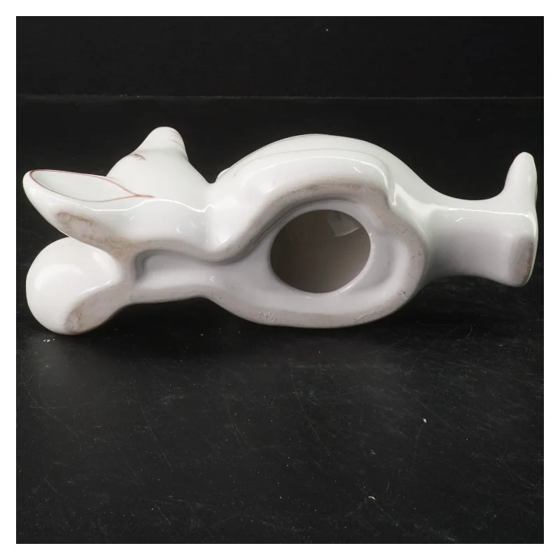 Keramisk Vintage Kanin sparebøsse (str. 22x8,5 cm)