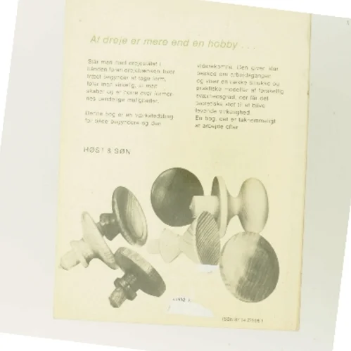 Trædrejning som hobby af R. Gustavsson (Bog)