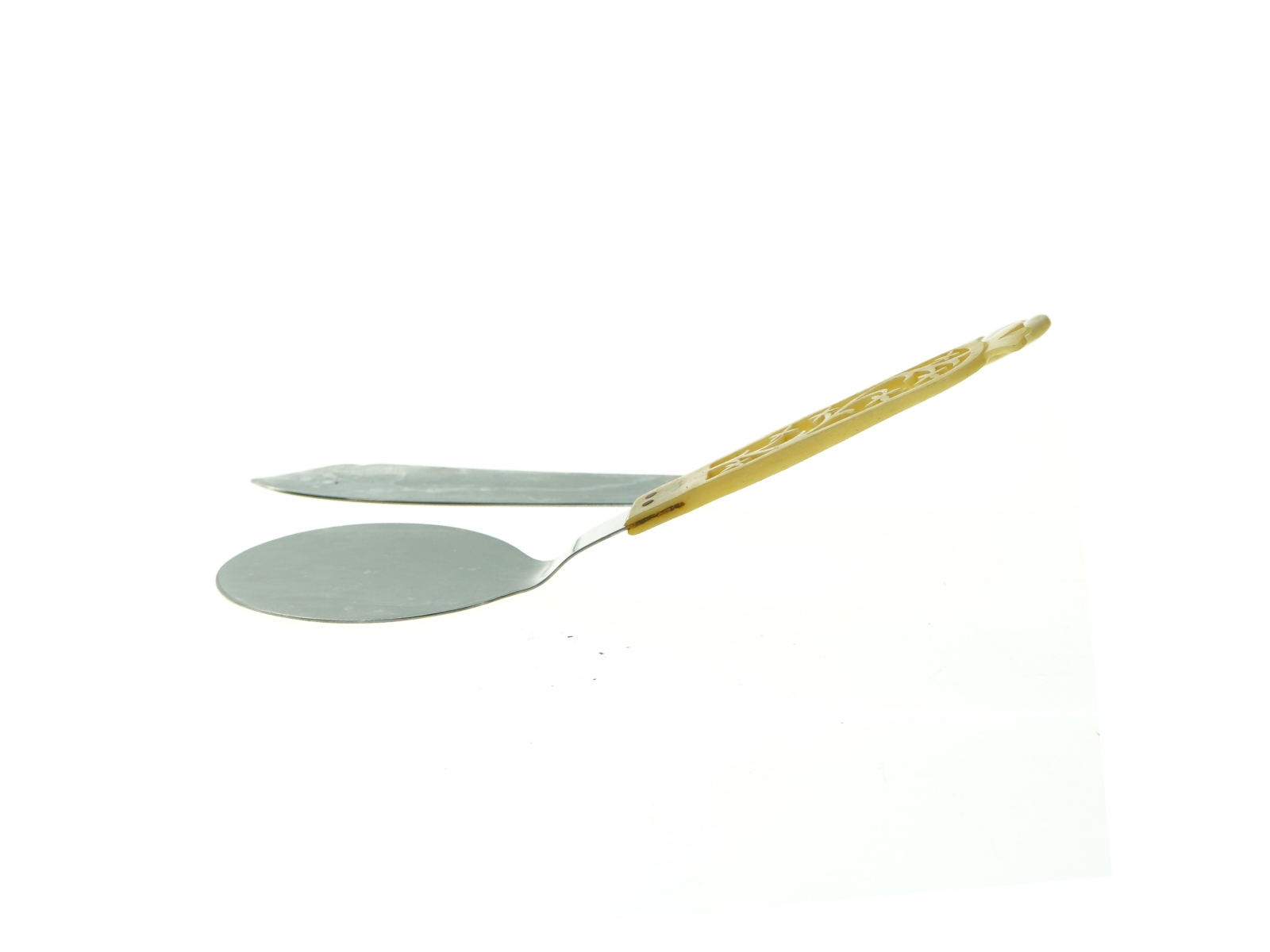 Kage serveringssæt med benhåndtag (str. 22 x 8 cm)