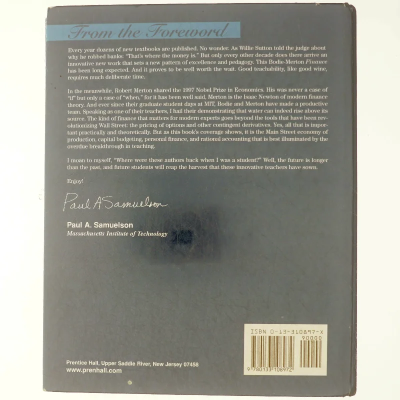 Finance af Zvi Bodie & Robert C. Merton (Bog)