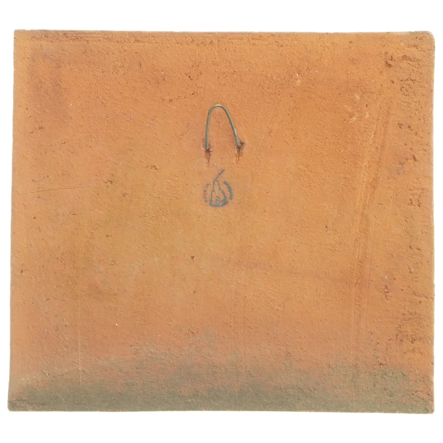 Vægflise med fuglemotiv fra Knabstrup (str. 29x26 cm)