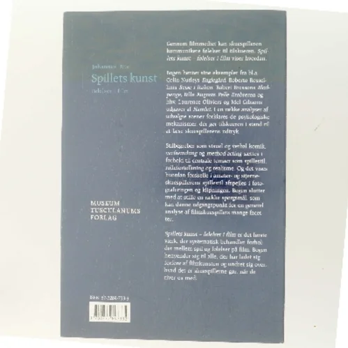 Spillets kunst : følelser i film af Johannes Riis (f. 1967) (Bog)