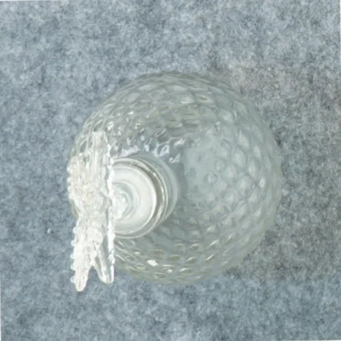 Glas karaffel flaske med søstjerne prop (str. 20 x 6 cm)