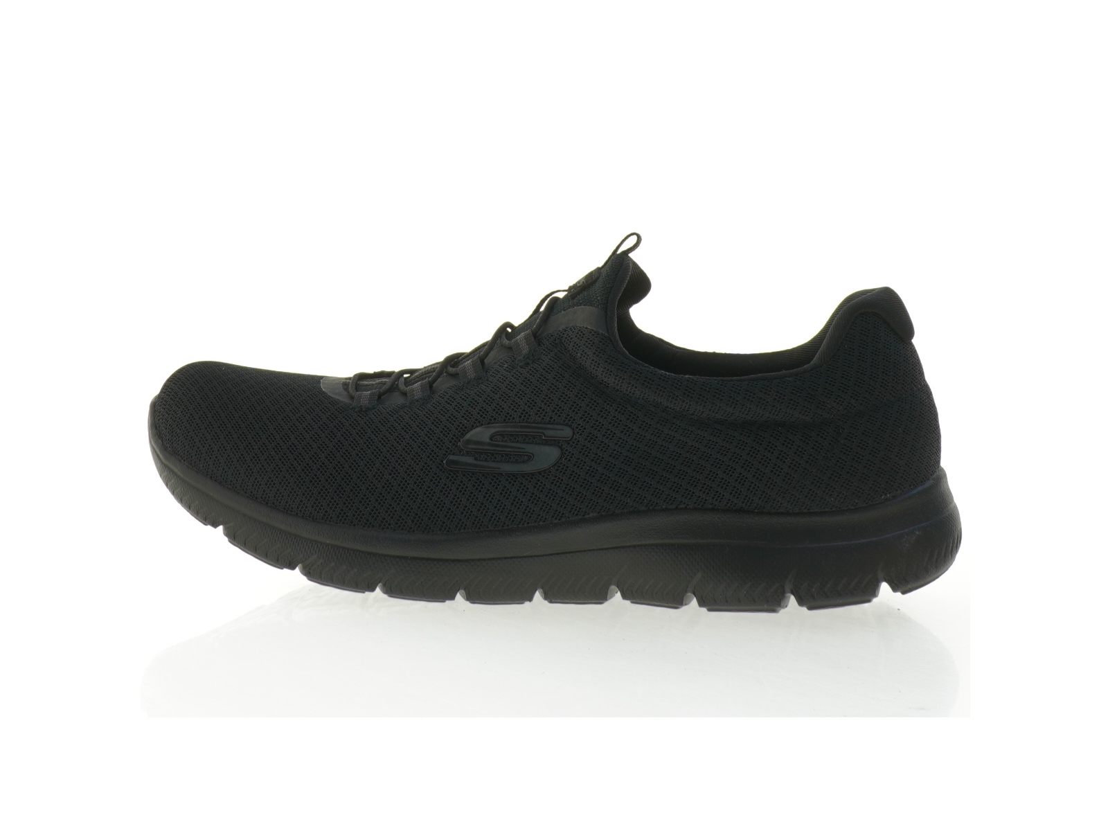 UBRUGTE Sorte Skechers Memory Foam sneakers (str. 41)