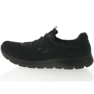 UBRUGTE Sorte Skechers Memory Foam sneakers (str. 41)