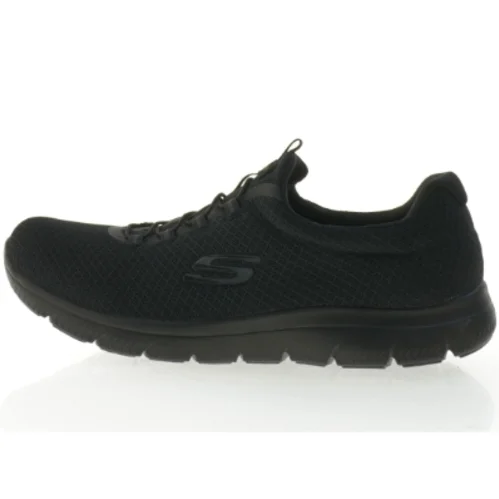 UBRUGTE Sorte Skechers Memory Foam sneakers (str. 41)