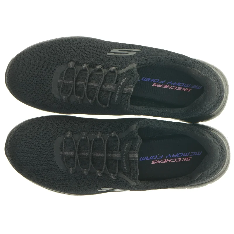 UBRUGTE Sorte Skechers Memory Foam sneakers (str. 41)